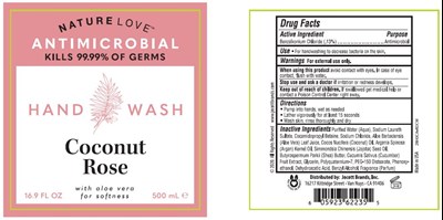 01b Lbl_nature Love Hand Wash_coconut Rose_16oz (01b Lbl Nature Love Hand Wash Coconut Rose 16oz)